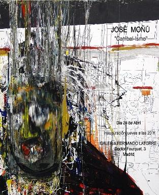 JOSE MONU : Accion y efecto, 2007. Acr�lico sobre lienzo.195 x 160 cm