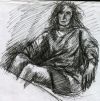 Croquis sur le vif, a table