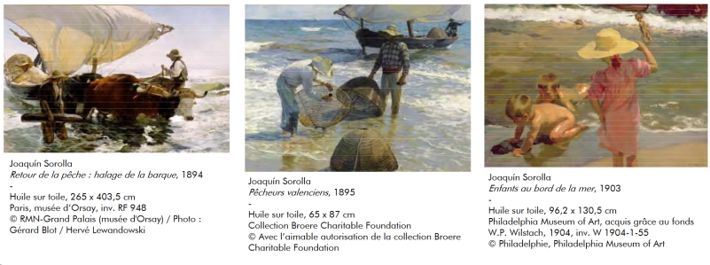 Joaquín Sorolla, Retour de la pêche, Pécheurs Valenciens, Enfants au bord de la mer